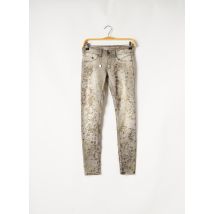 IMPERIAL - Pantalon slim gris en coton - Femme - Taille W27 - Modz