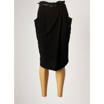 DIXIE - Jupe mi-longue noir en polyester - Femme - Taille 36 - Modz