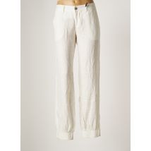 KILLAH - Pantalon droit blanc en lin - Femme - Taille W29 - Modz
