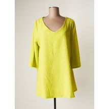 AN II VITO - Blouse jaune en polyester - Femme - Taille 40 - Modz