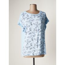 YEST - T-shirt bleu en viscose - Femme - Taille 40 - Modz