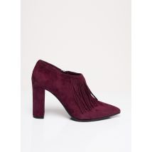 EVALUNA - Bottines/Boots rouge en cuir - Femme - Taille 36 - Modz