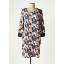 DIPLODOCUS - Robe mi-longue bleu en viscose - Femme - Taille 36 - Modz