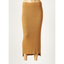 CREA CONCEPT - Jupe longue marron en acrylique - Femme - Taille 38 - Modz