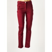 THALASSA - Pantalon slim rouge en coton pour femme - Taille 36 - Modz