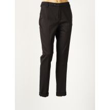 DENIM STUDIO - Pantalon chino noir en coton pour femme - Taille W34 - Modz