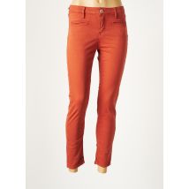 DENIM STORIES - Pantalon 7/8 orange en coton - Femme - Taille W26 - Modz
