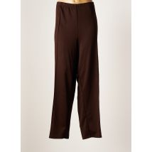 FRANCOISE DE FRANCE - Pantalon slim marron en acrylique - Femme - Taille 60 - Modz