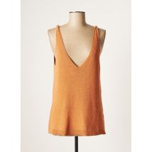 ICHI - Pull orange en viscose - Femme - Taille 40 - Modz