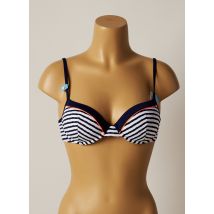 CHERRY BEACH - Haut de maillot de bain bleu en polyamide - Femme - Taille 90D - Modz