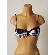 CHERRY BEACH - Haut de maillot de bain bleu en polyamide - Femme - Taille 90B - Modz