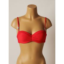 CHERRY BEACH - Haut de maillot de bain rouge en polyamide - Femme - Taille 100B - Modz