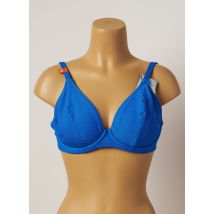 CHERRY BEACH - Haut de maillot de bain bleu en polyamide pour femme - Taille 100C - Modz