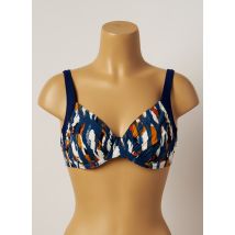 BELCOR - Haut de maillot de bain bleu en polyamide - Femme - Taille 90C - Modz
