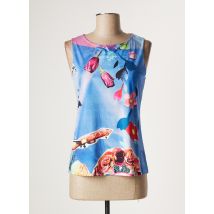 ANIMAPOP - Débardeur bleu en viscose - Femme - Taille 34 - Modz