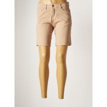 DENIM STUDIO - Bermuda beige en coton - Femme - Taille W26 - Modz