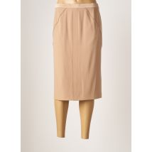 BASLER - Jupe mi-longue beige en autre matiere - Femme - Taille 48 - Modz