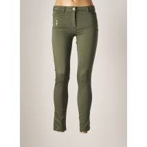 DIPLODOCUS - Pantalon 7/8 vert en coton - Femme - Taille W28 - Modz