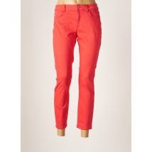 COMMA - Pantalon 7/8 rouge en coton pour femme - Taille 38 - Modz