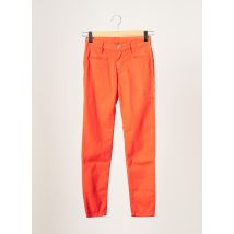 DENIM STUDIO - Pantalon 7/8 orange en coton pour femme - Taille W25 - Modz