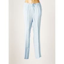 COMME ÇA - Pantalon droit bleu en lyocell - Femme - Taille 38 - Modz
