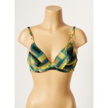 CHERRY BEACH - Haut de maillot de bain vert en polyamide - Femme - Taille 90C - Modz