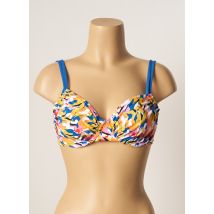 BESTFORM - Haut de maillot de bain bleu en polyamide - Femme - Taille 90C - Modz
