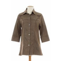 WEINBERG - Veste casual marron en coton - Femme - Taille 46 - Modz