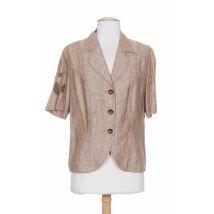 RHAPSODIE - Veste casual beige en lin - Femme - Taille 40 - Modz