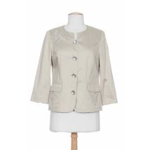 WEINBERG - Veste casual beige en coton pour femme - Taille 38 - Modz