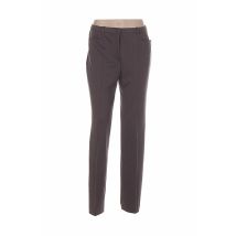 PAUPORTÉ - Pantalon droit marron en polyester - Femme - Taille 54 - Modz