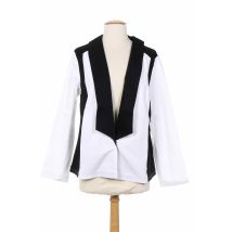 COLEEN BOW - Veste casual blanc en coton - Femme - Taille 46 - Modz