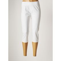KANOPE - Pantacourt blanc en coton pour femme - Taille 36 - Modz