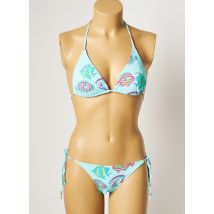 MANUEL CANOVAS - Maillot de bain 2 pièces bleu en polyamide - Femme - Taille 38 - Modz