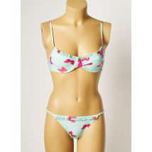 MANUEL CANOVAS - Maillot de bain 2 pièces vert en polyamide - Femme - Taille 38 - Modz