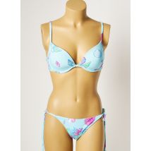 MANUEL CANOVAS - Maillot de bain 2 pièces bleu en polyamide - Femme - Taille 38 - Modz