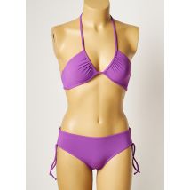 MANUEL CANOVAS - Maillot de bain 2 pièces violet en polyamide - Femme - Taille 38 - Modz