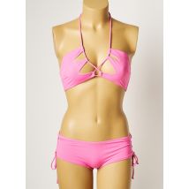 MANUEL CANOVAS - Maillot de bain 2 pièces rose en polyamide - Femme - Taille 38 - Modz