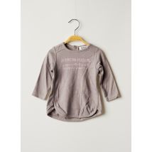 BULLE DE BB - T-shirt gris en coton pour fille - Taille 18 M - Modz