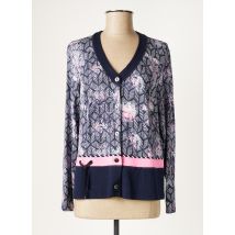 PAUPORTÉ - Gilet manches longues bleu en viscose - Femme - Taille 48 - Modz