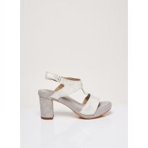 KHRIO - Sandales/Nu pieds gris en autre matiere - Femme - Taille 39 - Modz