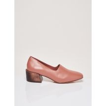 MARI GIUDICELLI - Mocassins rose en cuir - Femme - Taille 37 - Modz