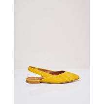 SCHMOOVE - Ballerines jaune en cuir - Femme - Taille 36 - Modz
