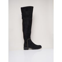 UNISA - Cuissardes noir en textile - Femme - Taille 35 - Modz