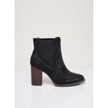 XTI - Bottines/Boots noir en textile - Femme - Taille 38 - Modz