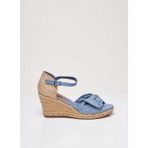 XTI - Espadrilles bleu en textile - Femme - Taille 40 - Modz