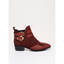 BRONX - Bottines/Boots marron en cuir - Femme - Taille 36 - Modz