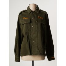 FIVE - Veste en jean vert en coton - Femme - Taille 34 - Modz