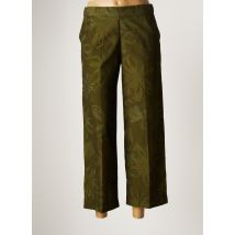 WHYCI MILANO - Pantalon 7/8 vert en coton - Femme - Taille 40 - Modz
