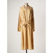 LAUREN VIDAL - Robe longue beige en coton - Femme - Taille TU - Modz